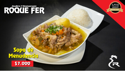 Deliciosa sopa de menudencias